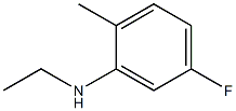 N-ethyl-5-fluoro-2-methylaniline 구조식 이미지