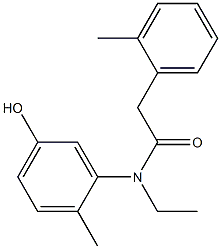 N-ethyl-N-(5-hydroxy-2-methylphenyl)-2-(2-methylphenyl)acetamide Structure