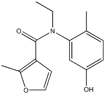 N-ethyl-N-(5-hydroxy-2-methylphenyl)-2-methylfuran-3-carboxamide Structure