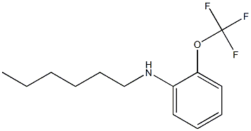 N-hexyl-2-(trifluoromethoxy)aniline Structure
