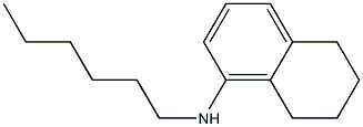 N-hexyl-5,6,7,8-tetrahydronaphthalen-1-amine 구조식 이미지