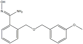 N'-hydroxy-2-{[(3-methoxybenzyl)oxy]methyl}benzenecarboximidamide Structure