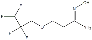 N'-hydroxy-3-(2,2,3,3-tetrafluoropropoxy)propanimidamide Structure