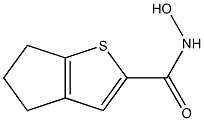 N-hydroxy-5,6-dihydro-4H-cyclopenta[b]thiophene-2-carboxamide 구조식 이미지