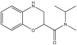 N-isopropyl-N-methyl-3,4-dihydro-2H-1,4-benzoxazine-2-carboxamide Structure