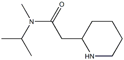 N-methyl-2-(piperidin-2-yl)-N-(propan-2-yl)acetamide Structure