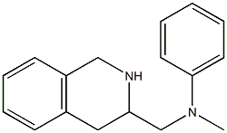 N-methyl-N-(1,2,3,4-tetrahydroisoquinolin-3-ylmethyl)aniline Structure
