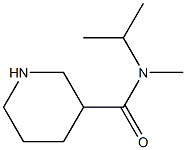 N-methyl-N-(propan-2-yl)piperidine-3-carboxamide 구조식 이미지