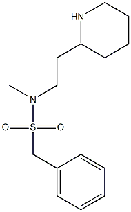 N-methylphenyl-N-[2-(piperidin-2-yl)ethyl]methanesulfonamide Structure