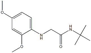 N-tert-butyl-2-[(2,4-dimethoxyphenyl)amino]acetamide Structure