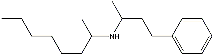 octan-2-yl(4-phenylbutan-2-yl)amine Structure