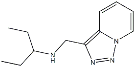 pentan-3-yl({[1,2,4]triazolo[3,4-a]pyridin-3-ylmethyl})amine Structure