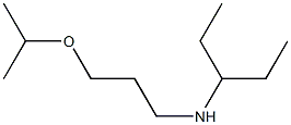pentan-3-yl[3-(propan-2-yloxy)propyl]amine Structure