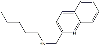 pentyl(quinolin-2-ylmethyl)amine Structure