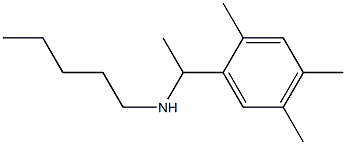 pentyl[1-(2,4,5-trimethylphenyl)ethyl]amine 구조식 이미지