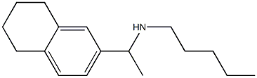 pentyl[1-(5,6,7,8-tetrahydronaphthalen-2-yl)ethyl]amine 구조식 이미지