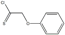 phenoxymethanecarbothioyl chloride Structure