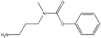 phenyl N-(3-aminopropyl)-N-methylcarbamate 구조식 이미지