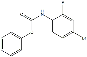phenyl N-(4-bromo-2-fluorophenyl)carbamate 구조식 이미지