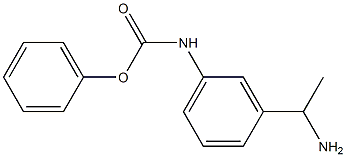 phenyl N-[3-(1-aminoethyl)phenyl]carbamate 구조식 이미지