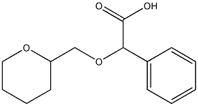 phenyl(tetrahydro-2H-pyran-2-ylmethoxy)acetic acid 구조식 이미지