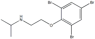 propan-2-yl[2-(2,4,6-tribromophenoxy)ethyl]amine Structure