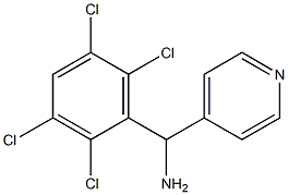 pyridin-4-yl(2,3,5,6-tetrachlorophenyl)methanamine Structure