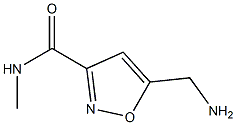 3-Isoxazolecarboxamide,  5-(aminomethyl)-N-methyl- 구조식 이미지