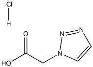 1H-1,2,3 TRIAZOLE-1- ACETIC ACID HYDROCHLORIDE Structure