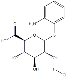 2-Aminophenyl -D-Glucuronide, Hydrochloride 구조식 이미지