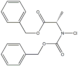 N-(Benzyloxycarbonyl)-L--chloroalanine Benzyl Ester 구조식 이미지