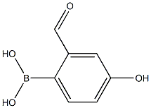 2-Formyl-4-hydroxy-phenylboronic acid 구조식 이미지