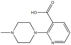 2-(4-Methylpiperazin-1-yl)nicotinic  acid Structure