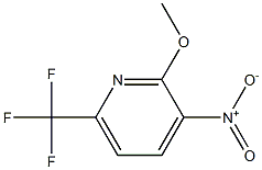 2-Methoxy-3-nitro-6-(trifluoromethyl)pyridine 구조식 이미지
