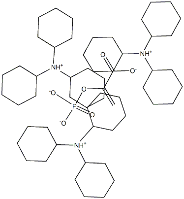 PHOSPHOENOLPYRUVATE TRICYCLOHEXYLAMMONIUM SALT extrapure Structure