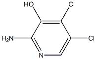 3-Pyridinol,  2-amino-4,5-dichloro- Structure