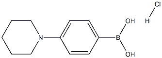 4-(Piperidin-1-yl)phenylboronic acid HCl Structure