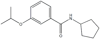 N-cyclopentyl-3-isopropoxybenzamide 구조식 이미지