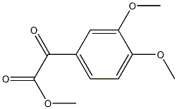 methyl (3,4-dimethoxyphenyl)(oxo)acetate 구조식 이미지