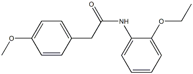 N-(2-ethoxyphenyl)-2-(4-methoxyphenyl)acetamide Structure