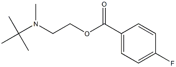 2-[tert-butyl(methyl)amino]ethyl 4-fluorobenzoate 구조식 이미지