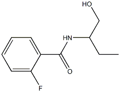 2-fluoro-N-[1-(hydroxymethyl)propyl]benzamide 구조식 이미지