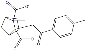 2-methyl 3-[2-(4-methylphenyl)-2-oxoethyl] bicyclo[2.2.1]heptane-2,3-dicarboxylate 구조식 이미지