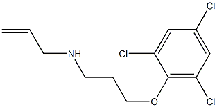 N-allyl-N-[3-(2,4,6-trichlorophenoxy)propyl]amine Structure