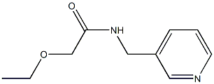 2-ethoxy-N-(3-pyridinylmethyl)acetamide Structure
