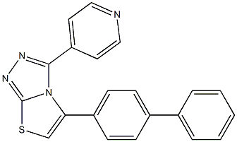 5-[1,1'-biphenyl]-4-yl-3-(4-pyridinyl)[1,3]thiazolo[2,3-c][1,2,4]triazole Structure