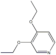 3,4-bis(ethyloxy)pyridine 구조식 이미지