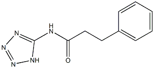 3-phenyl-N-(1H-tetraazol-5-yl)propanamide Structure