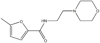 5-methyl-N-[2-(4-morpholinyl)ethyl]-2-furamide 구조식 이미지