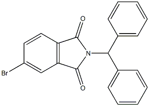 2-benzhydryl-5-bromo-1H-isoindole-1,3(2H)-dione 구조식 이미지